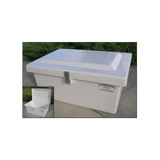 FFT00 Standard Fiberglass Dock Box Florida Fillet