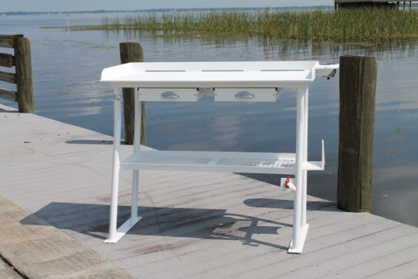 Fish Cleaning Table & Bait Stations For Boat Docks